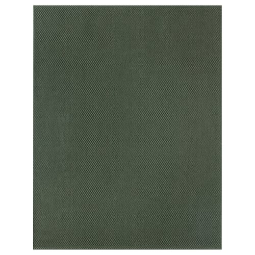 MORUM Alfombra interior/exterior, verde oscuro, 7 ' 10 "x10 '