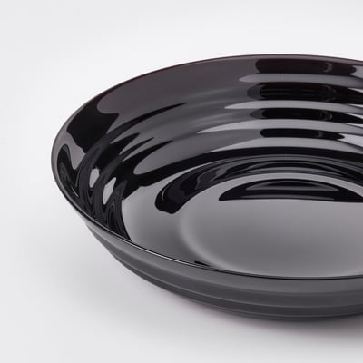 NÄTBARB Plato hondo, negro, 7 ½ "