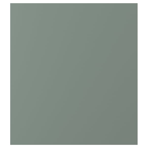 NICKEBO Puerta, mate gris-verde, 18x20 "