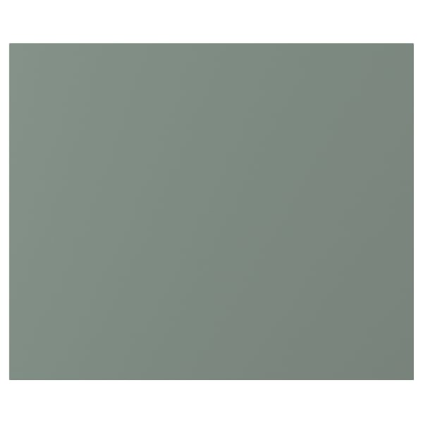 NICKEBO Puerta, mate gris-verde, 18x15 "