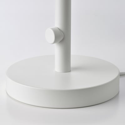 NYMÅNE Lámpara de mesa, blanco, 13 "