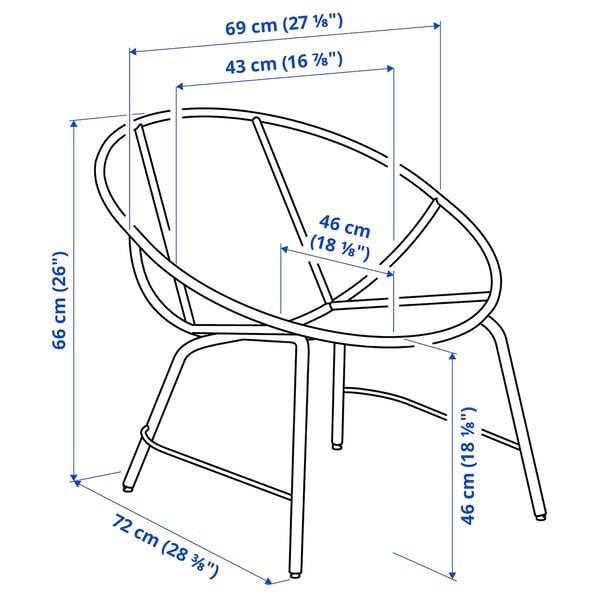 ORRESLÄTT Sillón