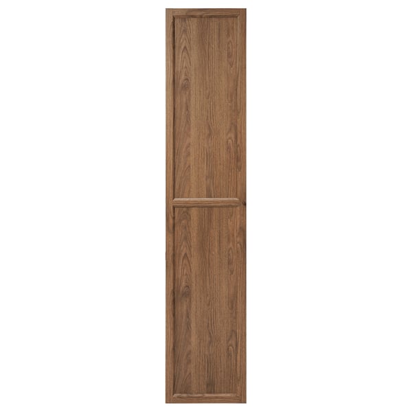 OXBERG Puerta, marrón efecto de nogal, 15 1/2x75 3/4 "
