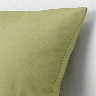 PARADISBUSKE Funda para cojín, verde, 20x20 "