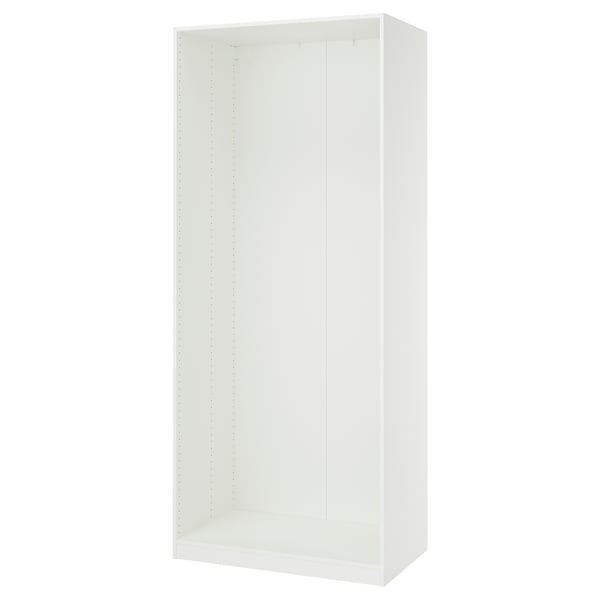 PAX Estructura almacenamiento de pared, blanco, 39 3/8x22 7/8x92 7/8 "