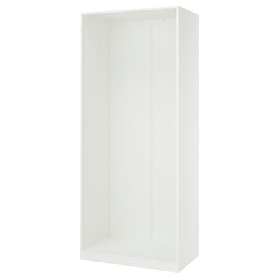 PAX Estructura almacenamiento de pared, blanco, 39 3/8x22 7/8x92 7/8 "