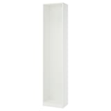 PAX Estructura almacenamiento de pared, blanco, 19 5/8x13 3/4x92 7/8 "