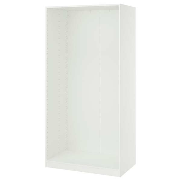 PAX Estructura almacenamiento de pared, blanco, 39 3/8x22 7/8x79 1/8 "