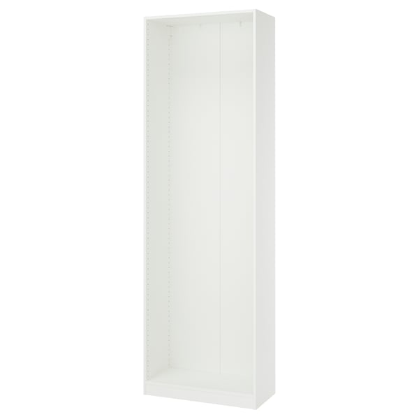 PAX Estructura almacenamiento de pared, blanco, 29 1/2x13 3/4x92 7/8 "