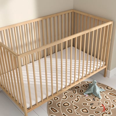 PELLEPLUTT Colchón espuma para cuna, 27 1/2x52 "