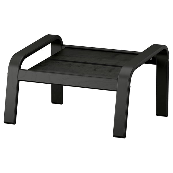 POÄNG Armazón de reposapiés, negro