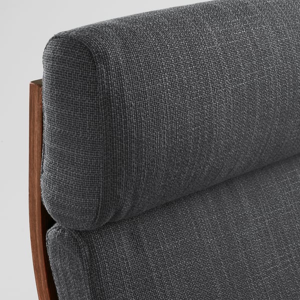 POÄNG Sillón, marrón/Hillared antracita