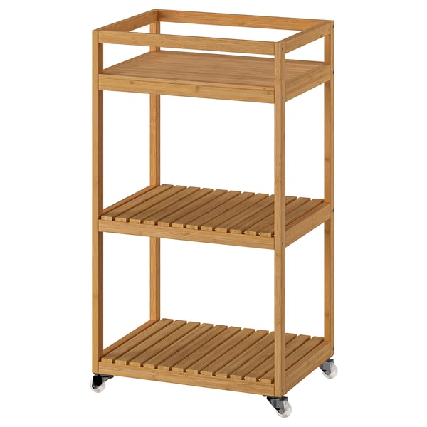RÅGRUND Carrito, bambú, 16 1/2x13x29 7/8 "