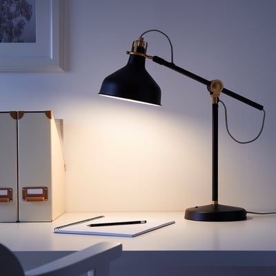 RANARP Lámpara de trabajo, negro