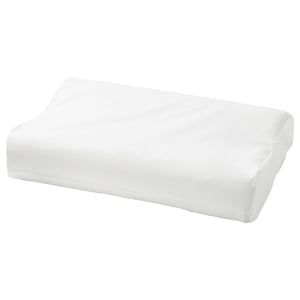 ROSENSKÄRM Funda para almohada ergonómica, blanco, 13x20 "