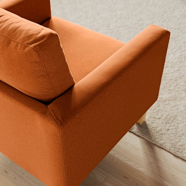 SALTSJÖBADEN Sillón, Tonerud marrón rojizo
