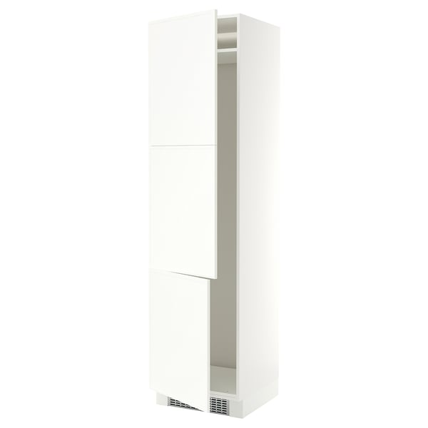 SEKTION Gabinete alto refrigerador/cong, blanco/Aspudden blanco mate, 24x24x90 "