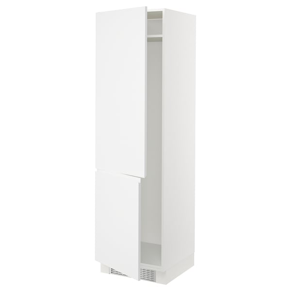 SEKTION Gabinete alto refrigerador/cong, blanco/Voxtorp blanco mate, 24x24x80 "