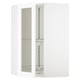 SEKTION Gabinete bajo esq+stn gira/prta vdr, blanco Enköping/blanco efecto madera, 26x15x40 "