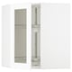 SEKTION Gabinete bajo esq+stn gira/prta vdr, blanco Enköping/blanco efecto madera, 26x15x30 "