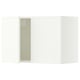 SEKTION Gabinete de pared+2 puertas, blanco/Aspudden blanco mate, 30x15x20 "