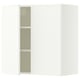 SEKTION Gabinete de pared+2 puertas, blanco/Aspudden blanco mate, 30x15x30 "