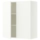 SEKTION Gabinete de pared+2 puertas, blanco/Aspudden blanco mate, 36x15x40 "