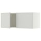 SEKTION Gabinete de pared+2 puertas, blanco/Aspudden gris claro, 36x15x15 "
