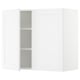 SEKTION Gabinete de pared+2 puertas, blanco/Axstad blanco mate, 36x15x30 "