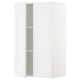 SEKTION Gabinete de pared+2 puertas, blanco/Axstad blanco mate, 24x15x40 "