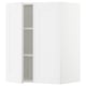 SEKTION Gabinete de pared+2 puertas, blanco/Axstad blanco mate, 24x15x30 "