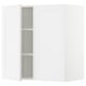 SEKTION Gabinete de pared+2 puertas, blanco/Axstad blanco mate, 30x15x30 "