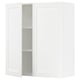 SEKTION Gabinete de pared+2 puertas, blanco Enköping/blanco efecto madera, 36x15x40 "