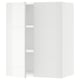 SEKTION Gabinete de pared+2 puertas, blanco/Ringhult blanco, 24x15x30 "