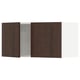 SEKTION Gabinete de pared+2 puertas, blanco/Sinarp marrón, 30x15x15 "