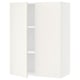 SEKTION Gabinete de pared+2 puertas, blanco/Veddinge blanco, 30x15x40 "