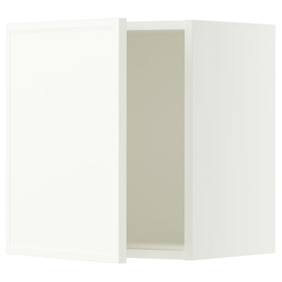 SEKTION Gabinete de pared, blanco/Aspudden blanco mate, 18x15x20 "