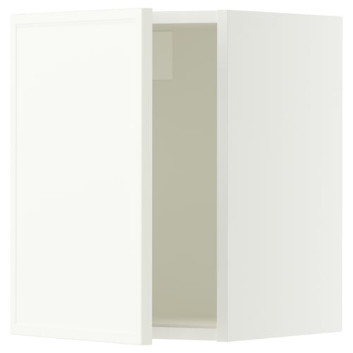 SEKTION Gabinete de pared, blanco/Aspudden blanco mate, 15x15x20 "