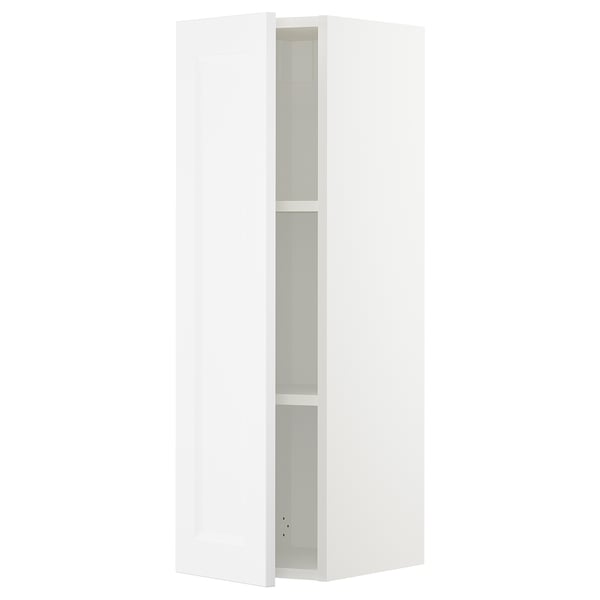 SEKTION Gabinete de pared, blanco/Axstad blanco mate, 12x15x40 "