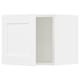 SEKTION Gabinete de pared, blanco Enköping/blanco efecto madera, 18x15x15 "
