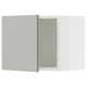 SEKTION Gabinete de pared, blanco/Havstorp gris claro, 18x15x15 "