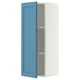 SEKTION Gabinete de pared, blanco/Lerhyttan azul, 15x15x40 "
