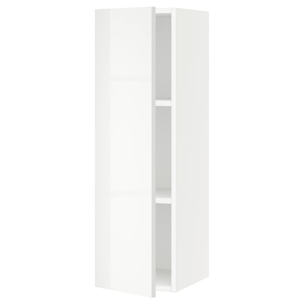 SEKTION Gabinete de pared, blanco/Ringhult blanco, 12x15x40 "