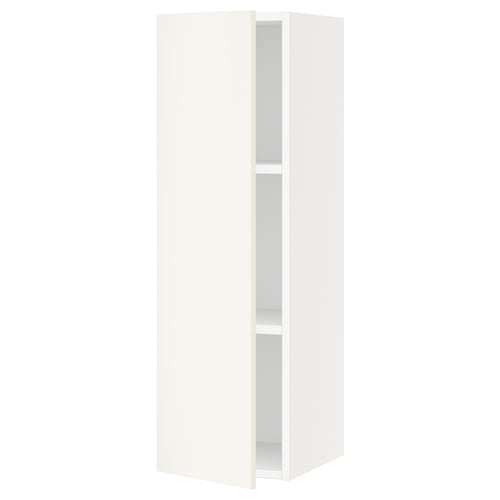 SEKTION Gabinete de pared, blanco/Veddinge blanco, 12x15x40 "