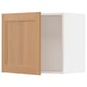 SEKTION Gabinete de pared, blanco/Vedhamn roble, 24x15x20 "
