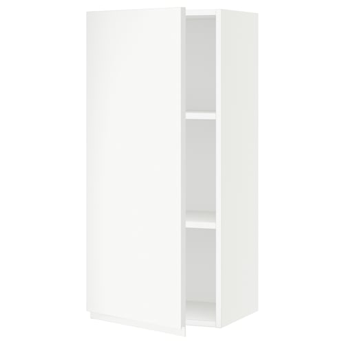 SEKTION Gabinete de pared, blanco/Voxtorp blanco mate, 18x15x40 "