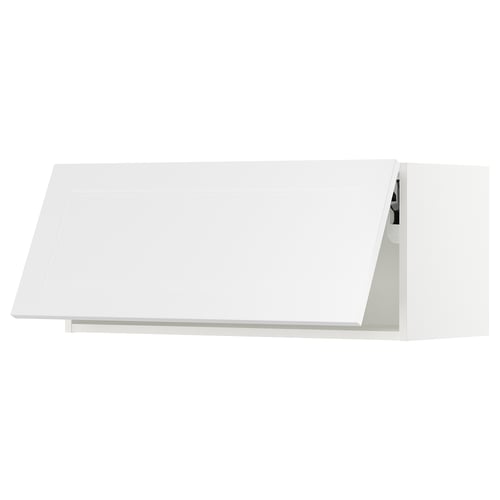 SEKTION Gabinete de pared horizontal, blanco/Axstad blanco mate, 36x15x15 "