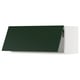 SEKTION Gabinete de pared horizontal, blanco/Havstorp verde oscuro, 36x15x15 "