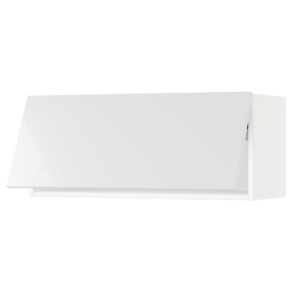 SEKTION Gabinete de pared horizontal, blanco/Ringhult blanco, 36x15x15 "