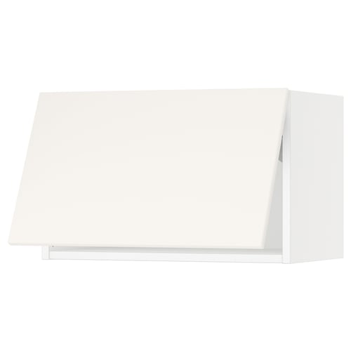 SEKTION Gabinete de pared horizontal, blanco/Veddinge blanco, 24x15x15 "